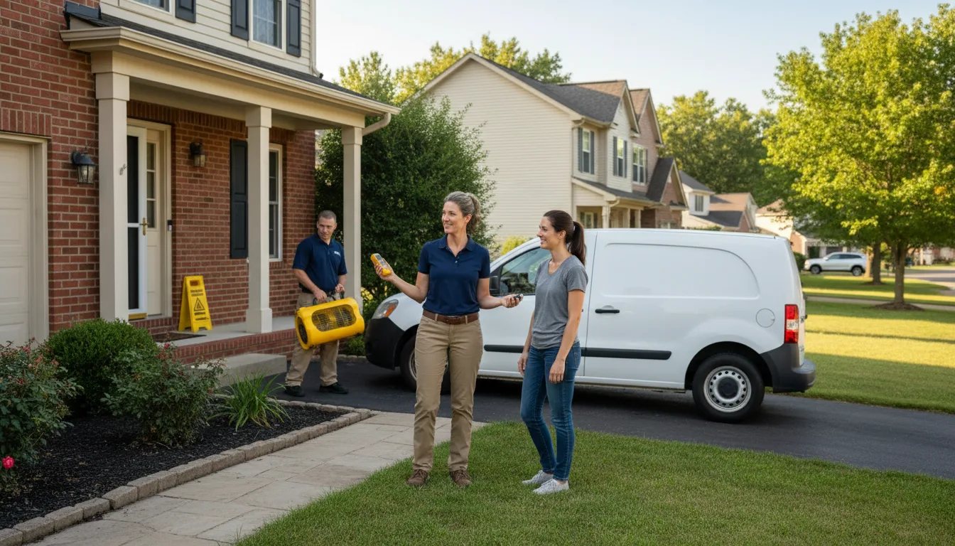 Residential water damage restoration in Emerald Isle, NC